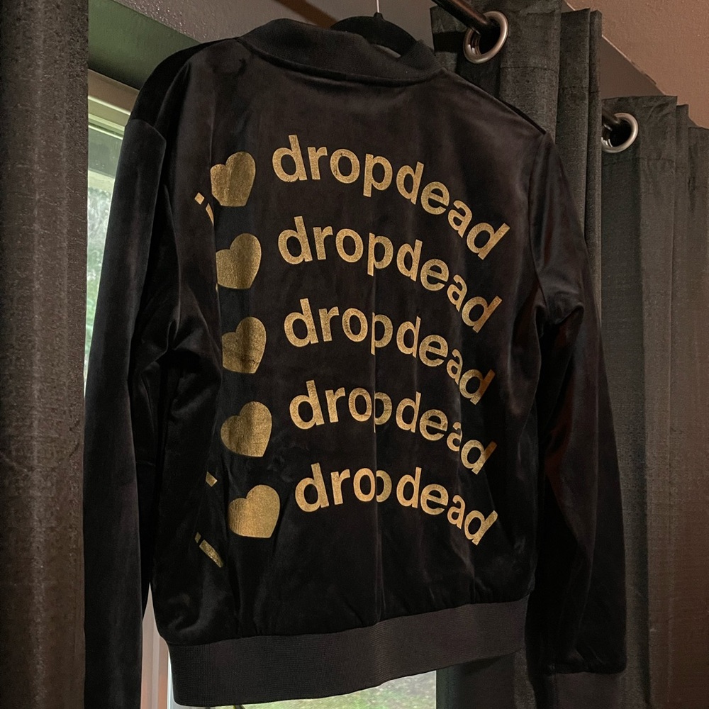 Womens Black and Gold Jacket